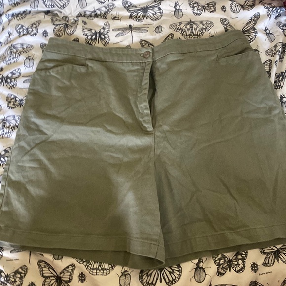 Olive Green Shorts - Picture 1 of 5
